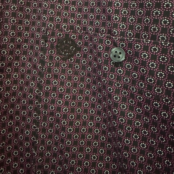 Western Rodeo Print Button Down Shirt George Strait Wrangler Cowboy Ranchwear M - Picture 3 of 11